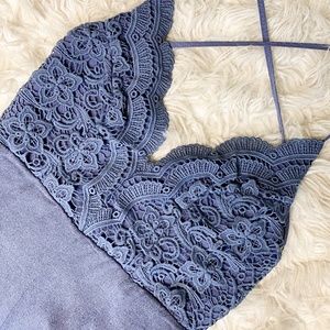 LuLu's Backless Lace Romper
